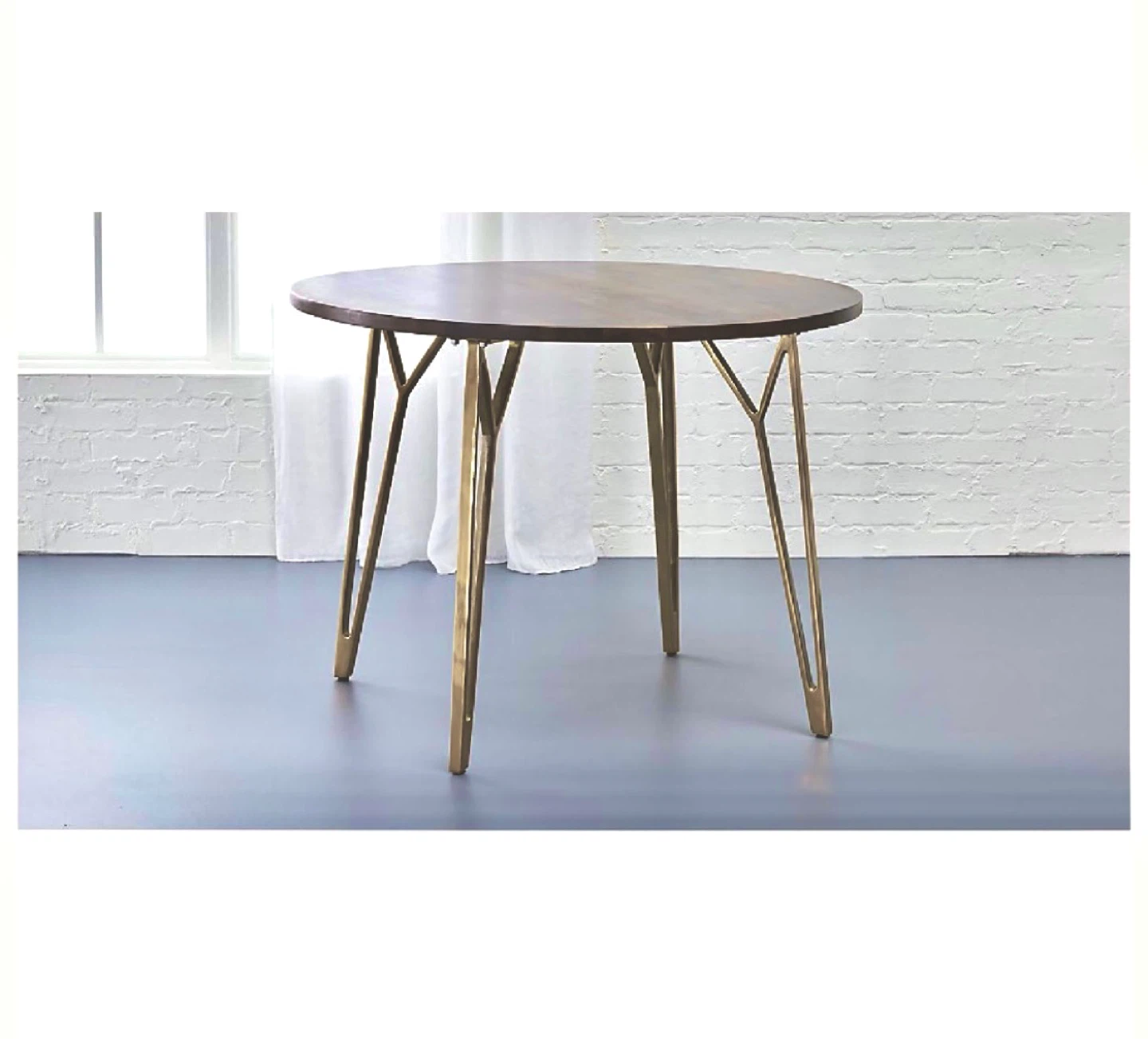 CB2 Dial Round Dining Table
