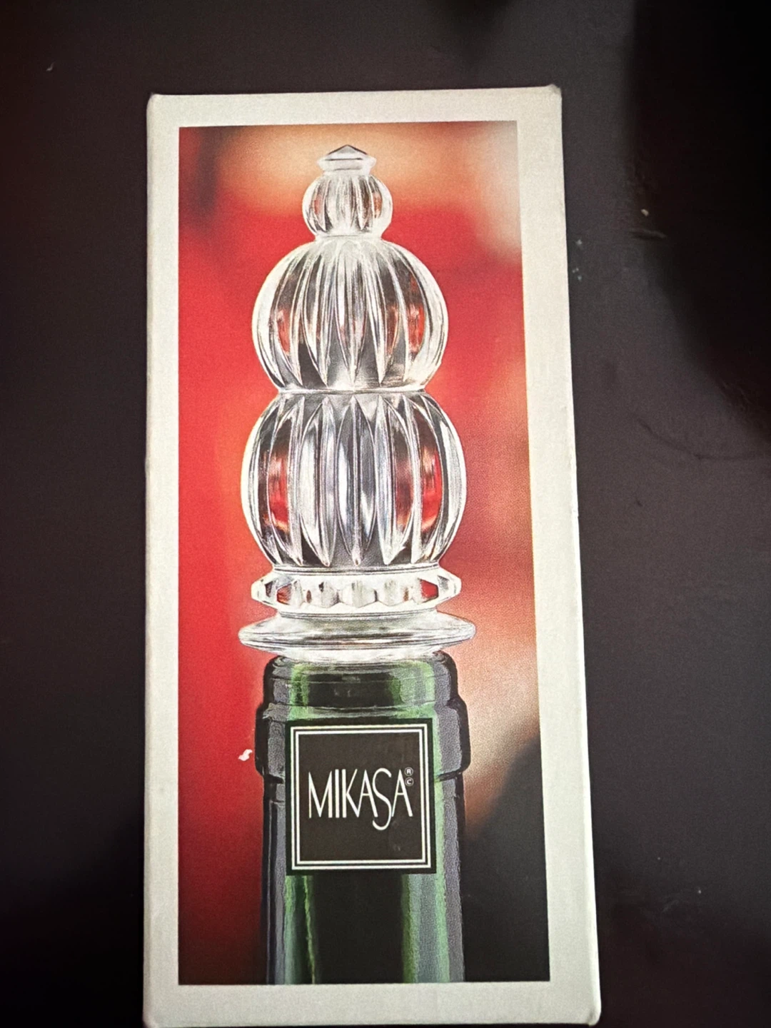 Mikasa Monterey Crystal Bottle Stopper