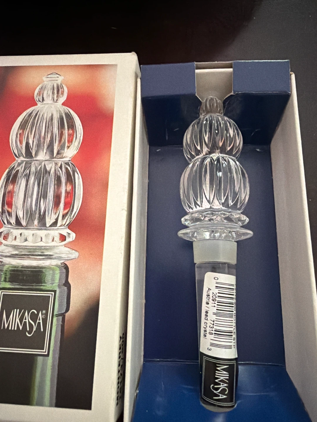 Mikasa Monterey Crystal Bottle Stopper - photo 3