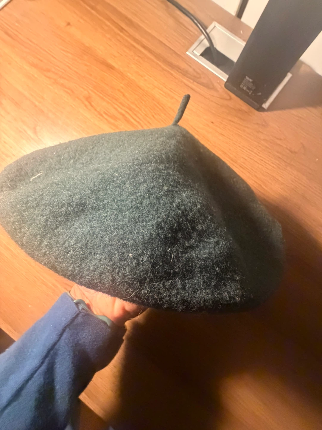 Green Felt Beret Hat - photo 3