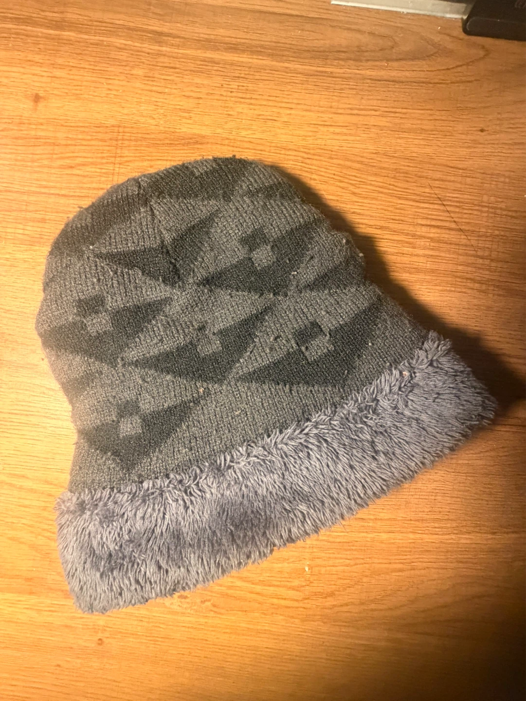 Gray Fleece Lined Beanie