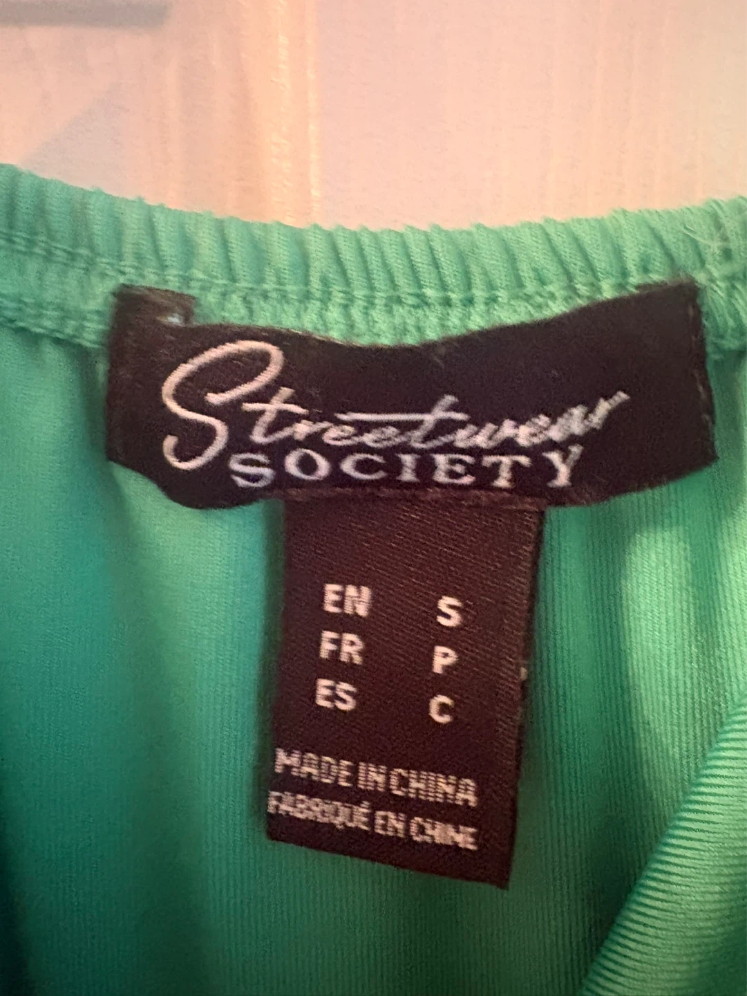 Streetwear Society Green Ruched Dress - Size S - photo 2