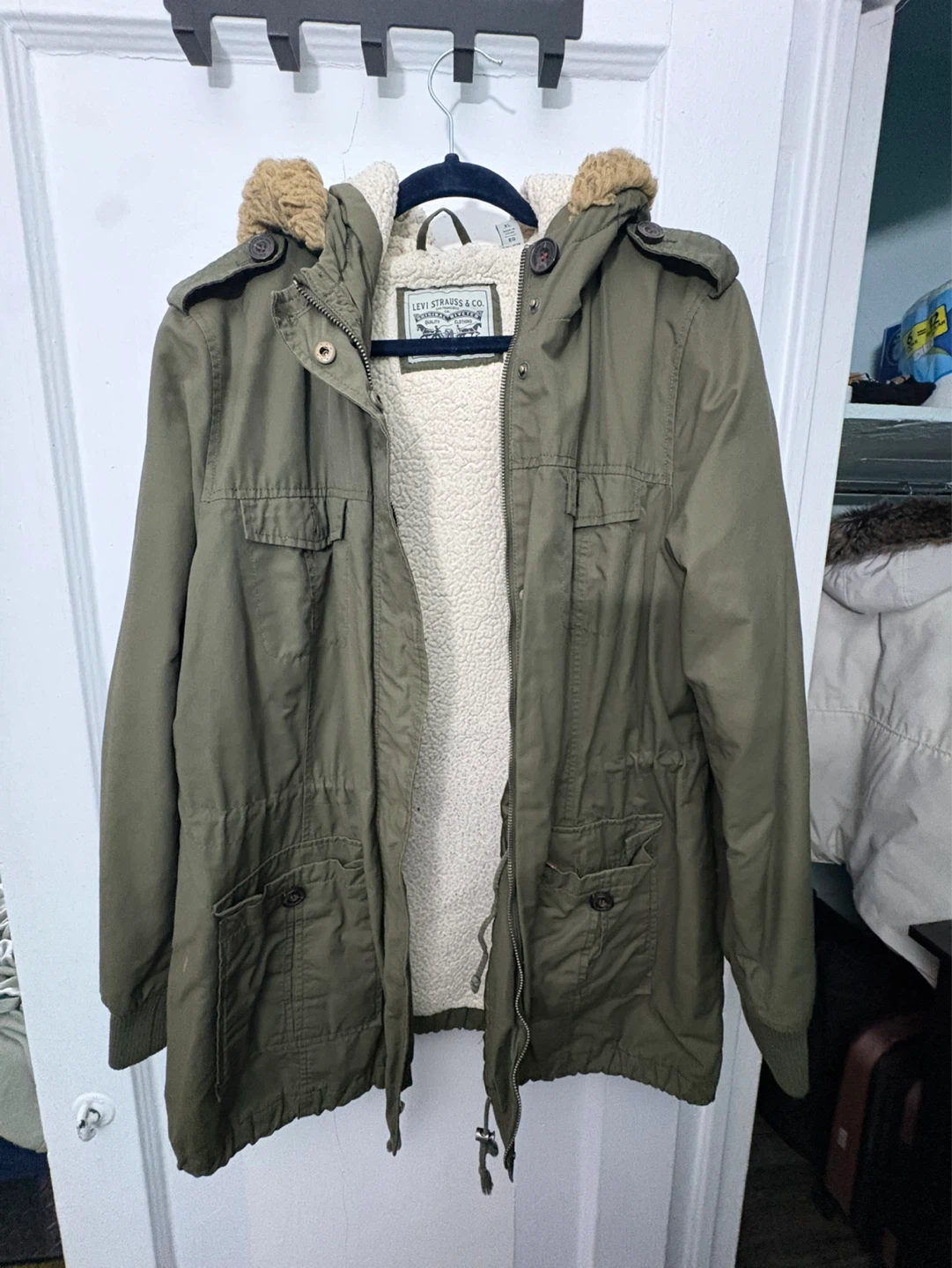 Levi Strauss & Co. Sherpa Lined Anorak Jacket