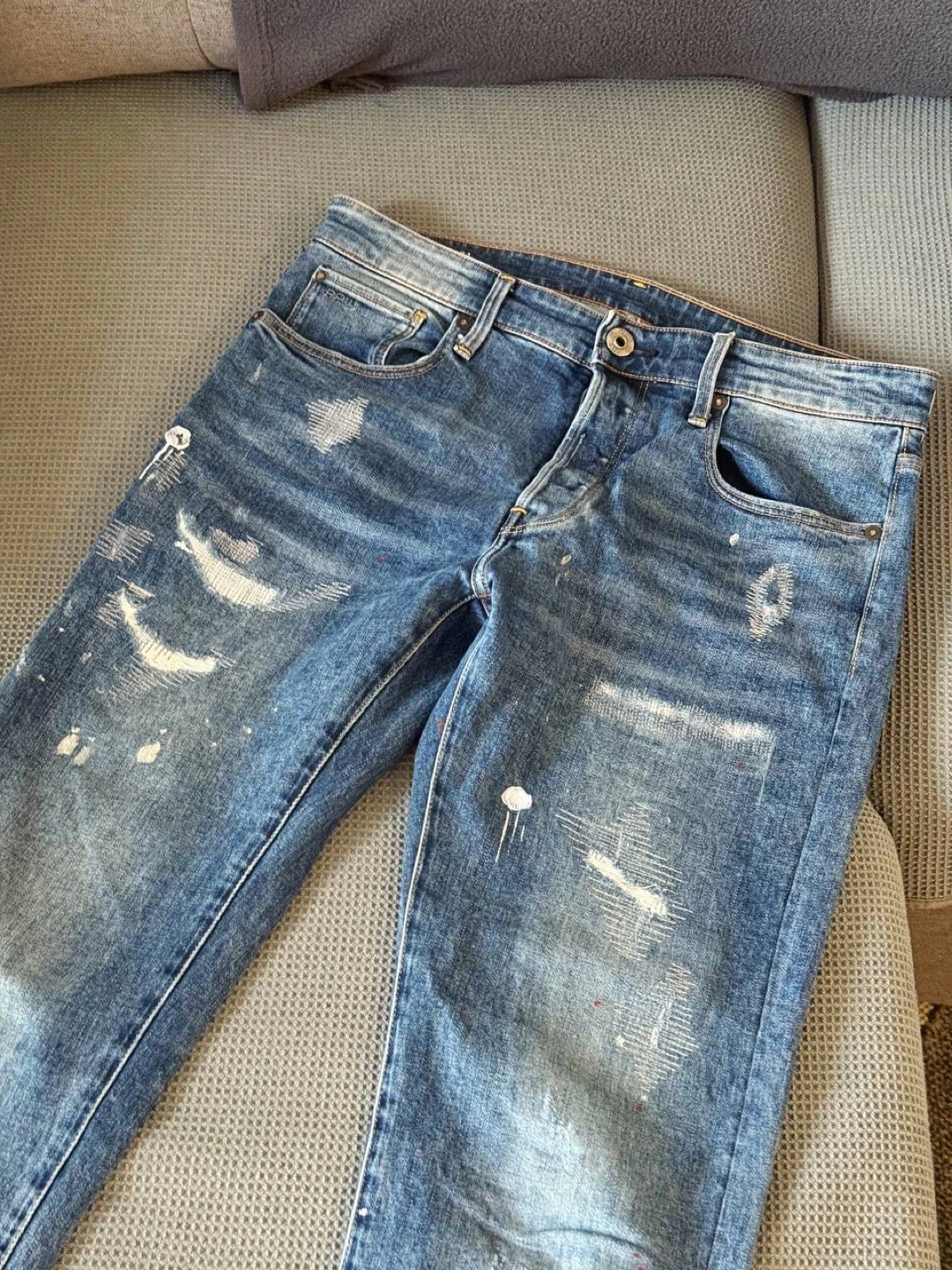 G-Star RAW 3301 Slim Blue Jeans – Size 30/32 - photo 4