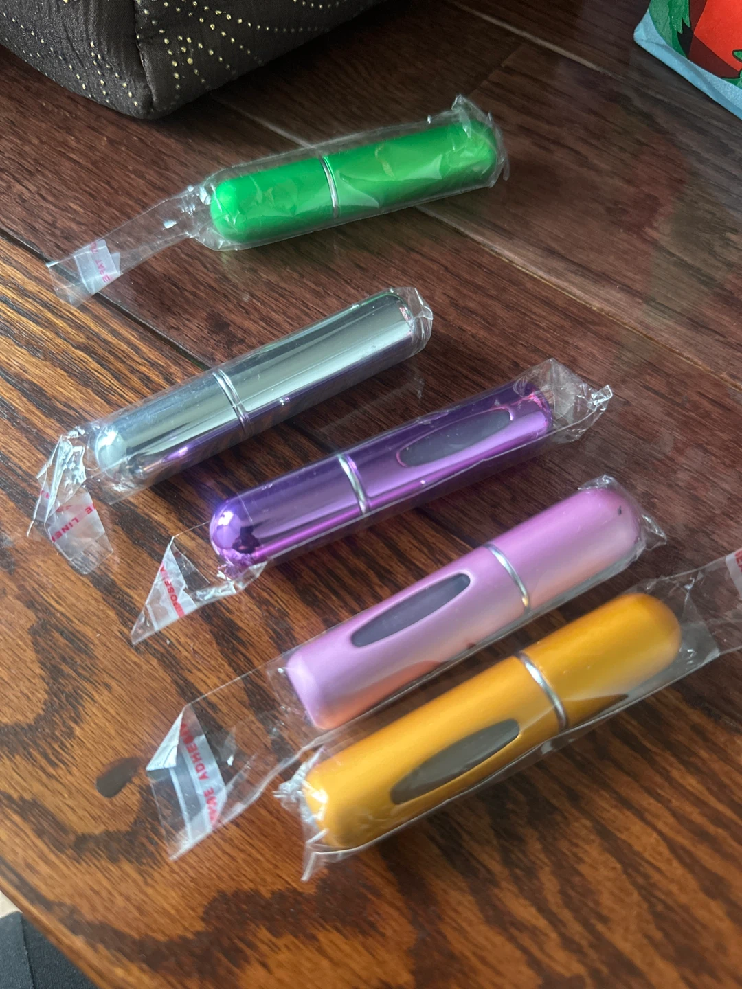 Set of 5 Refillable Perfume Atomizer Bottles