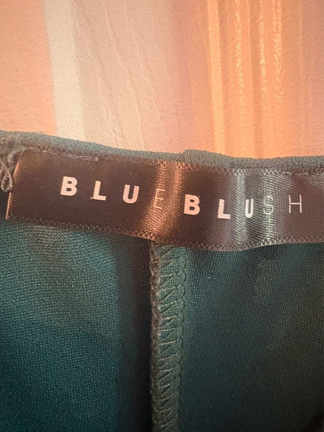 Blue Blush Ruched Bodycon Mini Dress small - photo 3