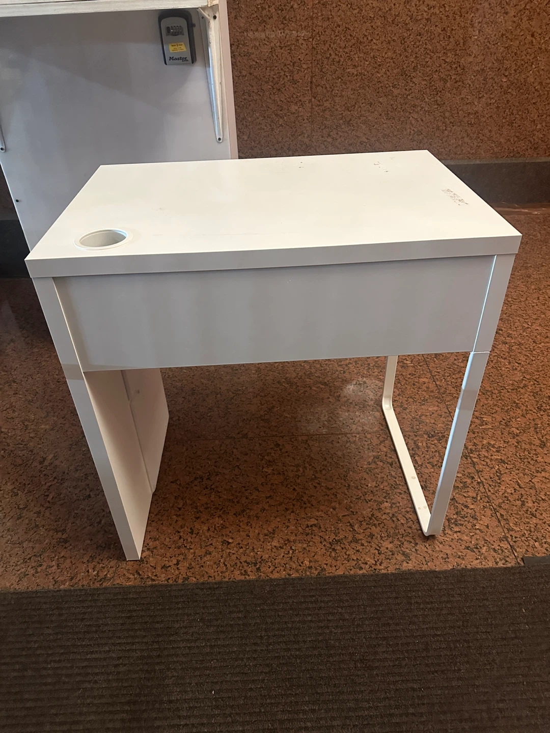 IKEA Desk with Cup Holder