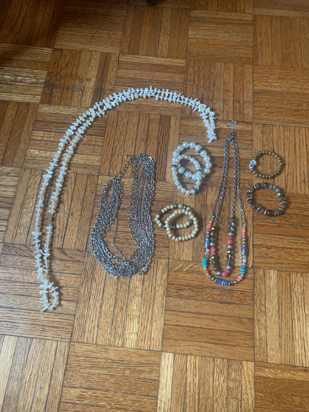 Lot of 7 Necklaces and Bracelets - Mixed Styles