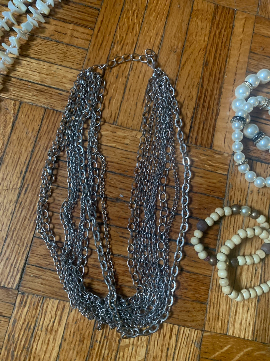 Lot of 7 Necklaces and Bracelets - Mixed Styles - photo 2