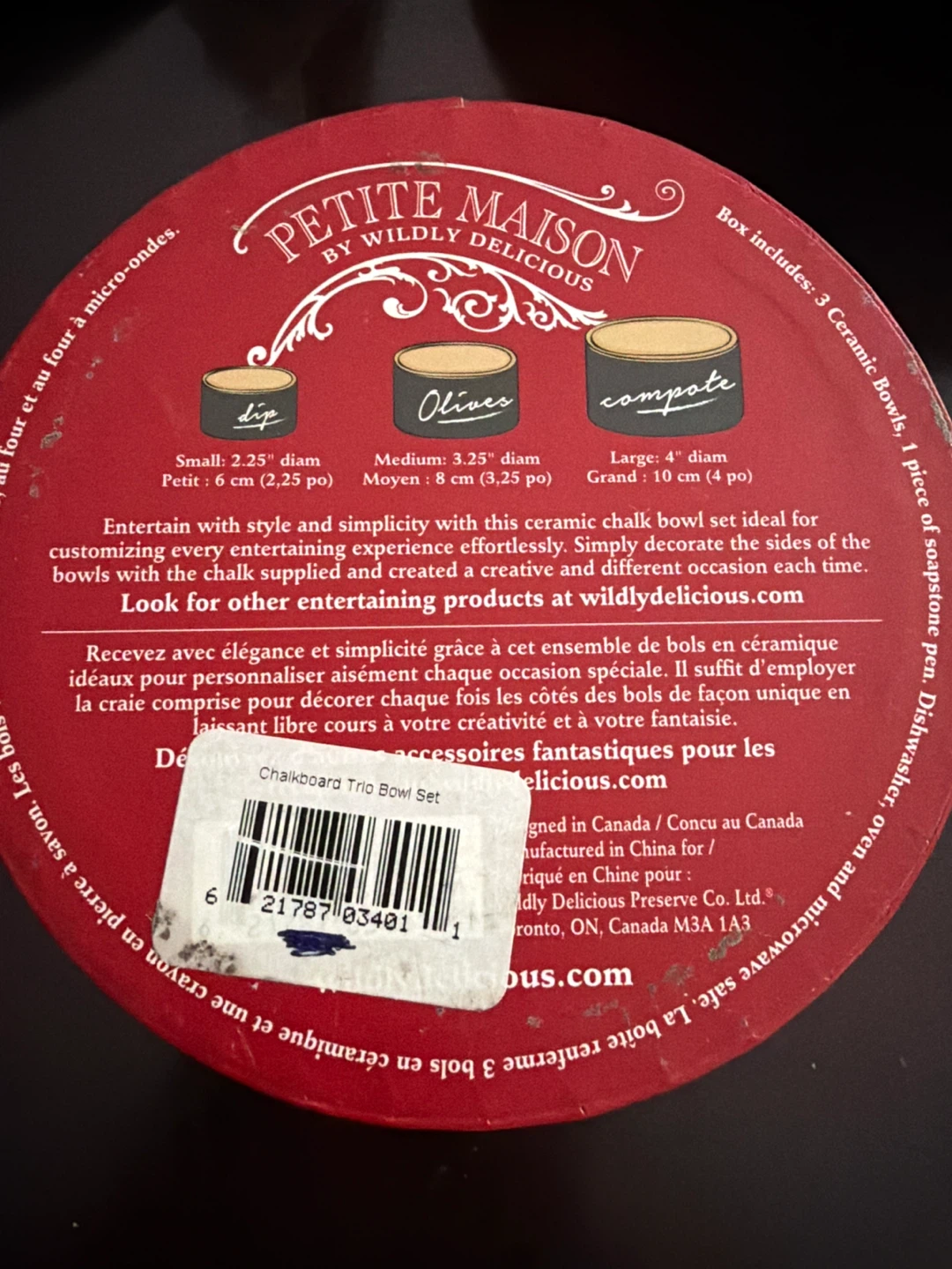 Petite Maison by Wildly Delicious Chalkboard Trio Set - photo 5