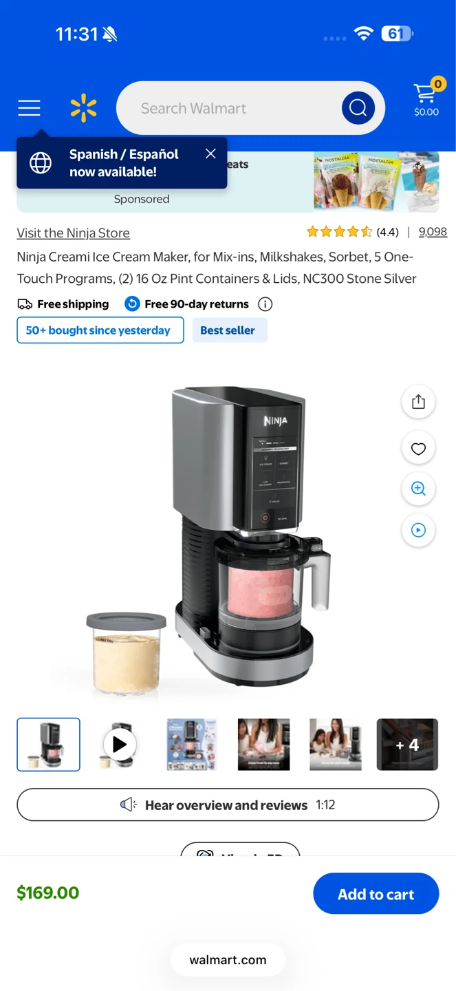 Ninja Creami Ice Cream Maker