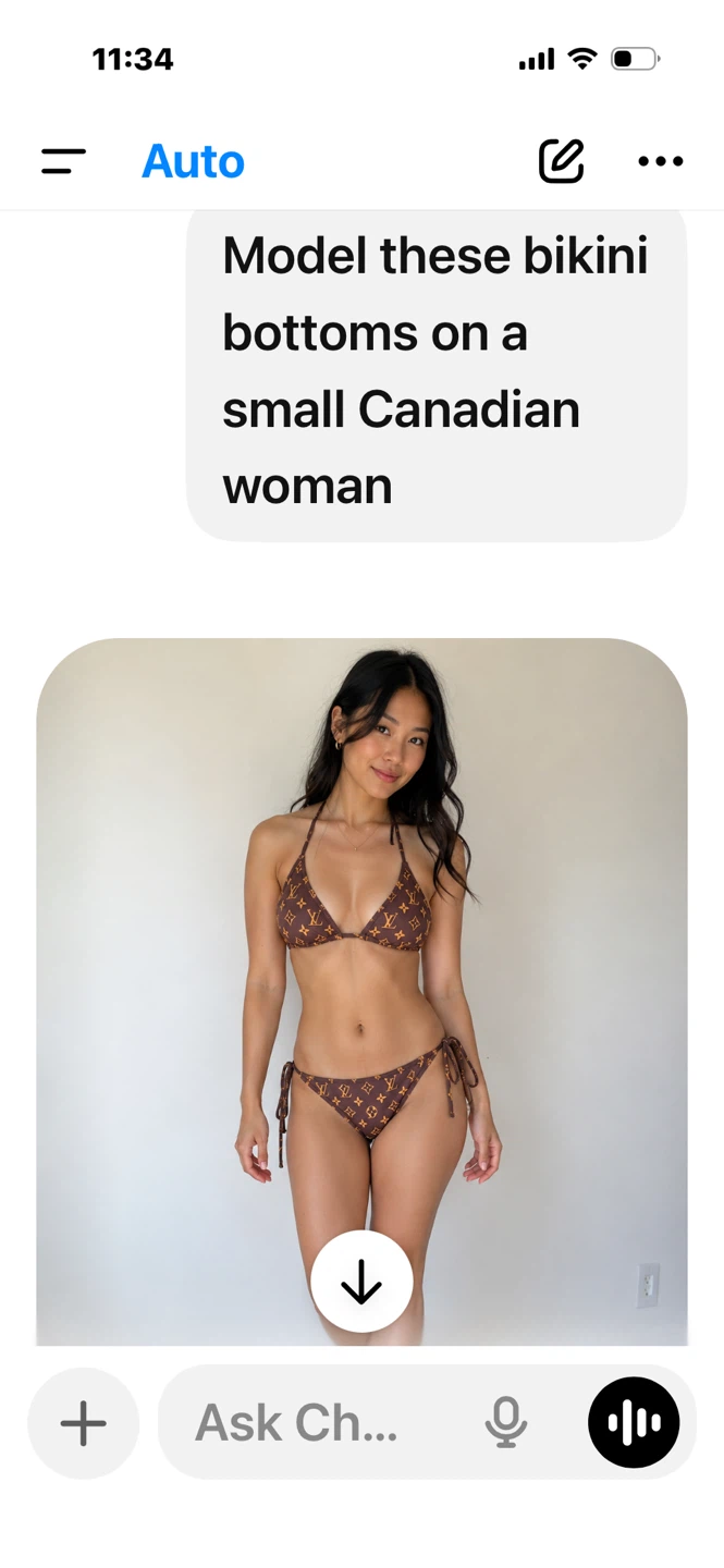 Louis Vuitton Monogram Bikini Bottoms - Size M