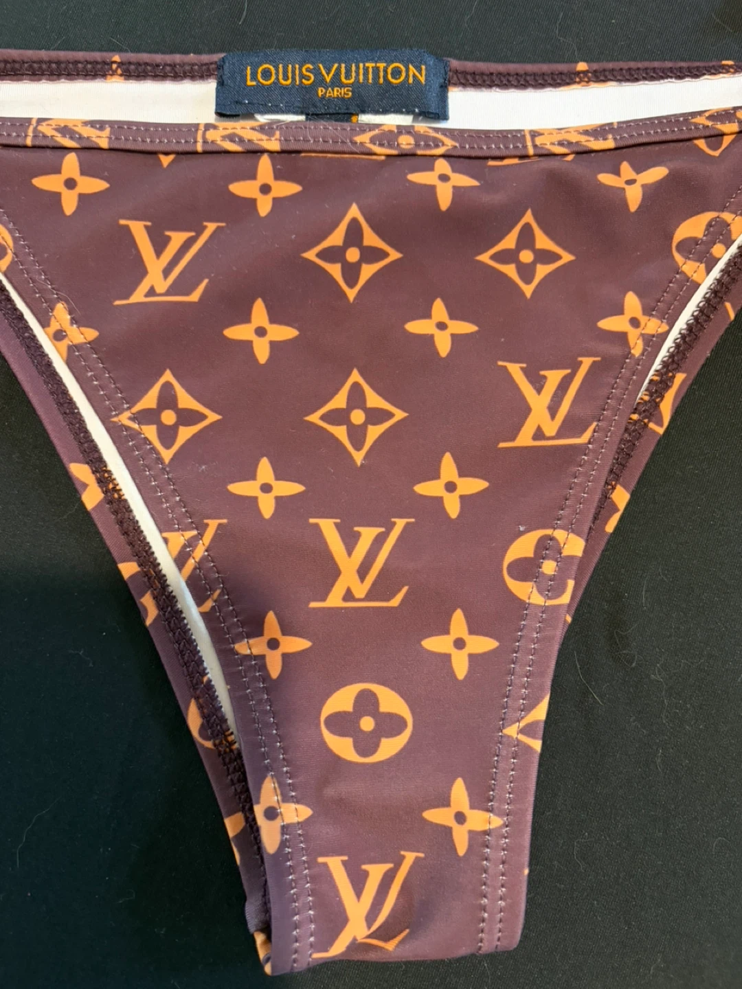 Louis Vuitton Monogram Bikini Bottoms - Size M - photo 3