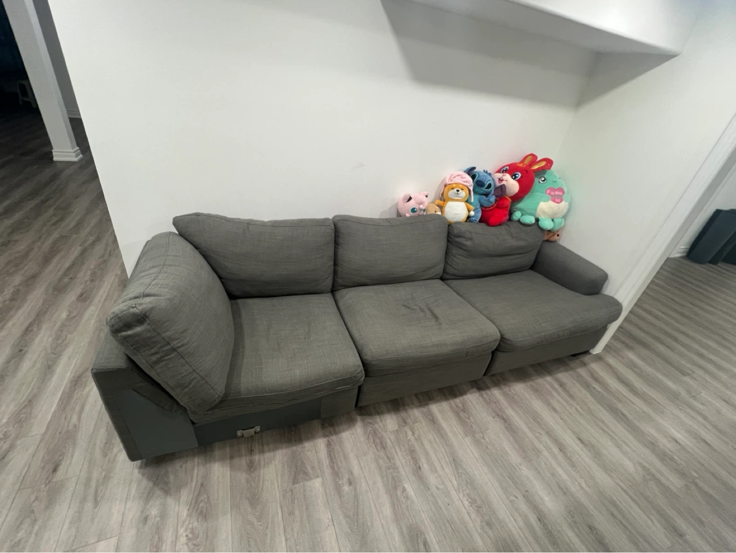 Grey GAETA couch - photo 3