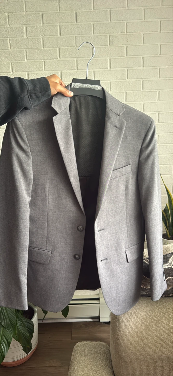 Kenneth Cole Reaction Men's Gray Suit Separates Jacket & Pants - photo 4