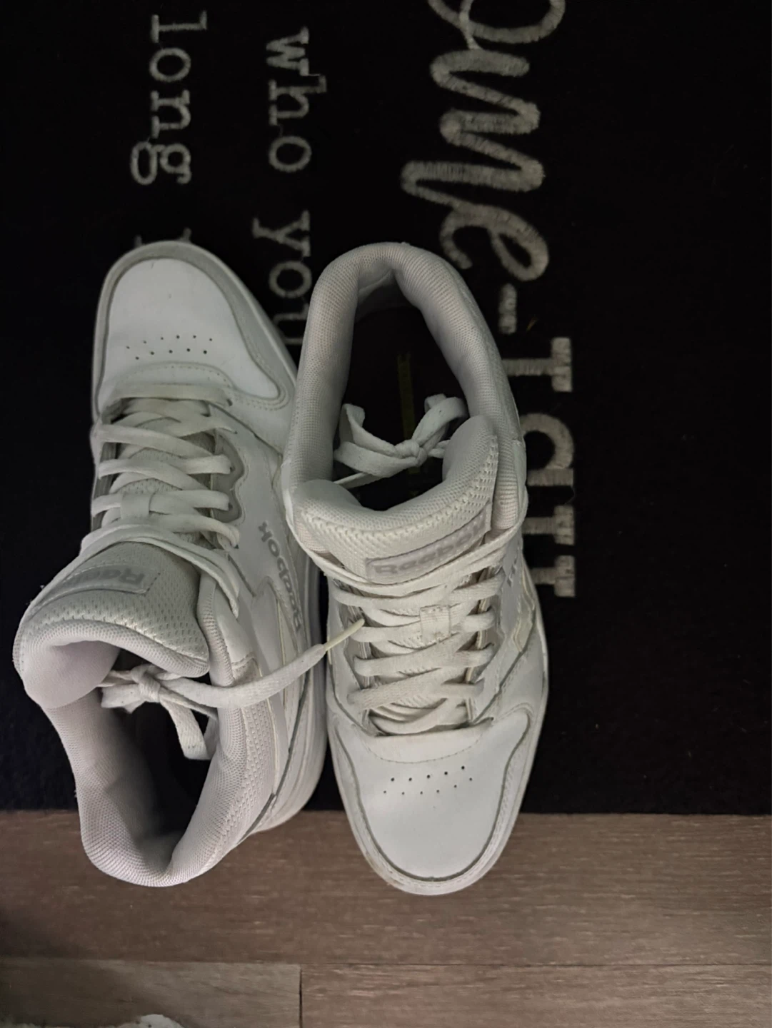 Reebok White Mid Top Sneakers - photo 2