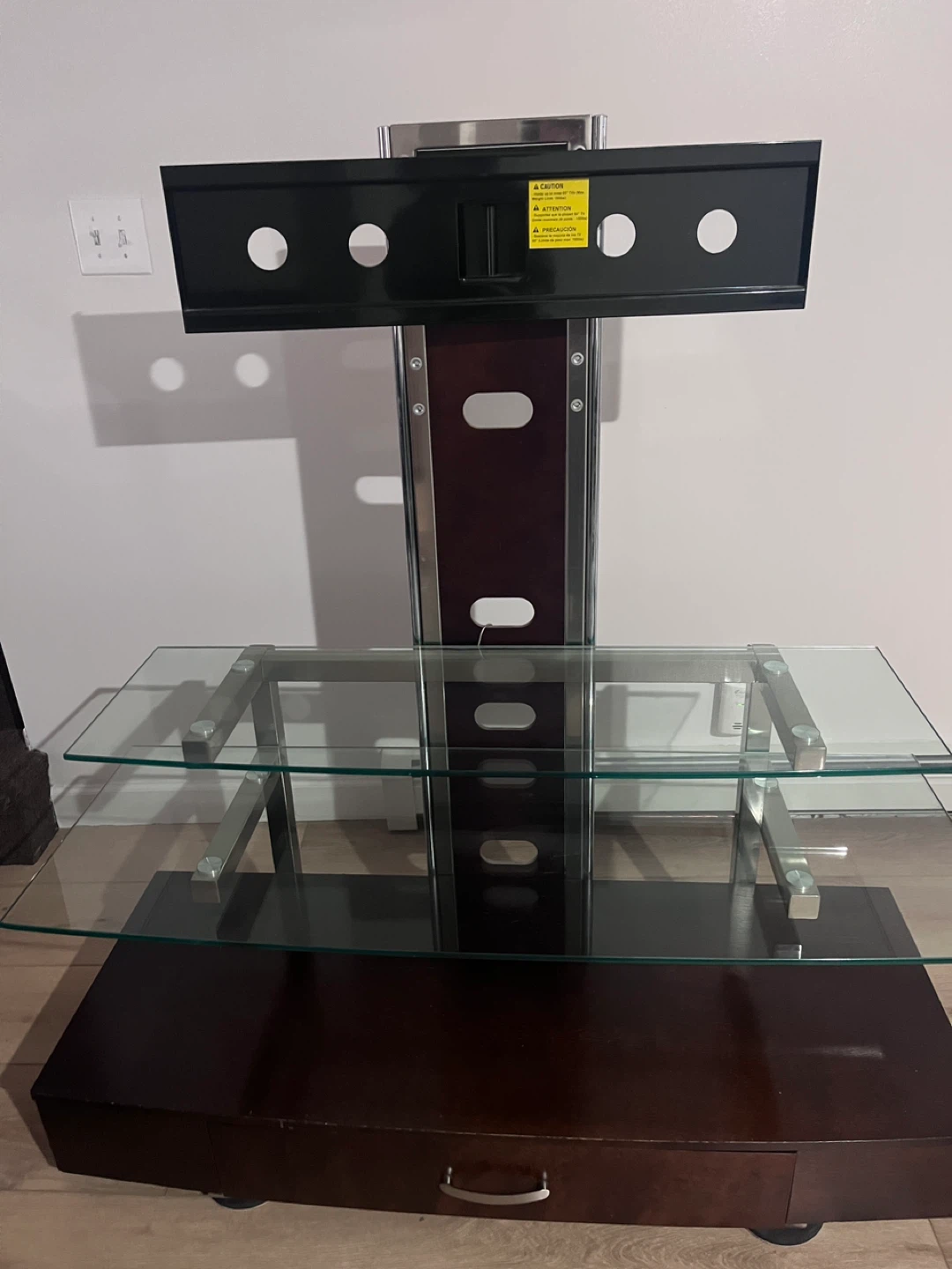Rolling TV Stand with Mount for up to 60" TVs - photo 2