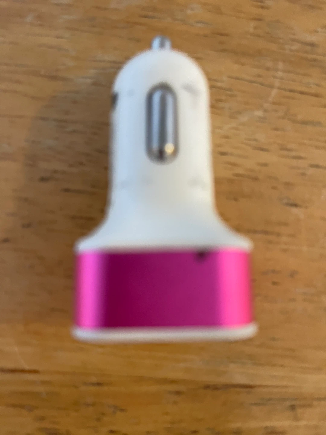 White and Pink Dual USB Car Charger - photo 4