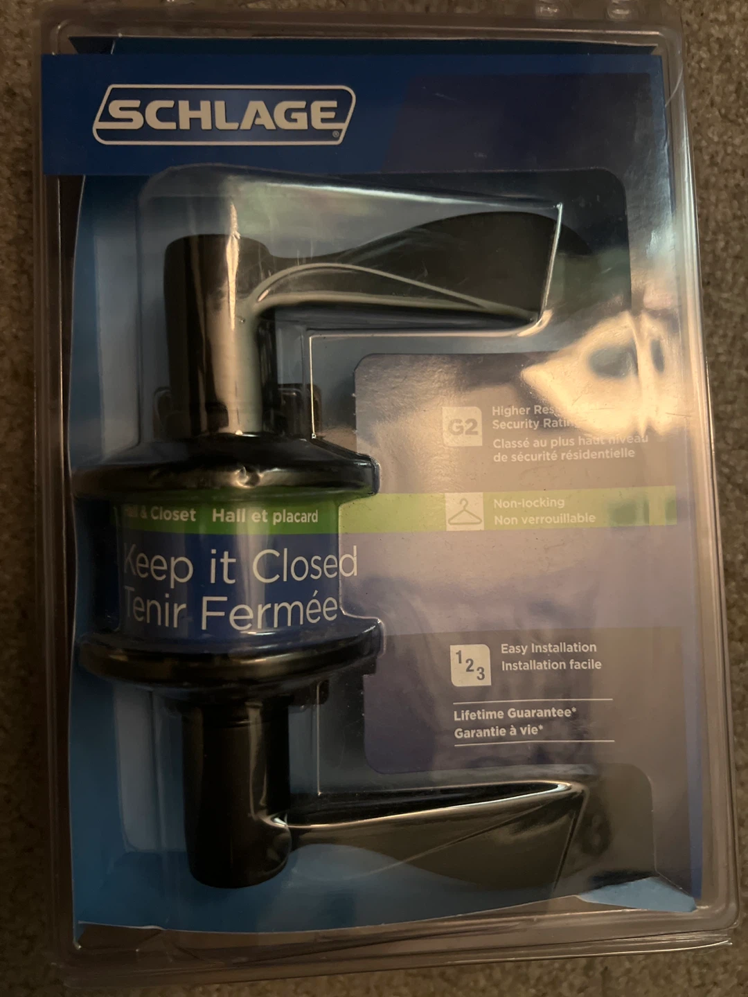 Schlage Non-Locking Hall & Closet Door Lever