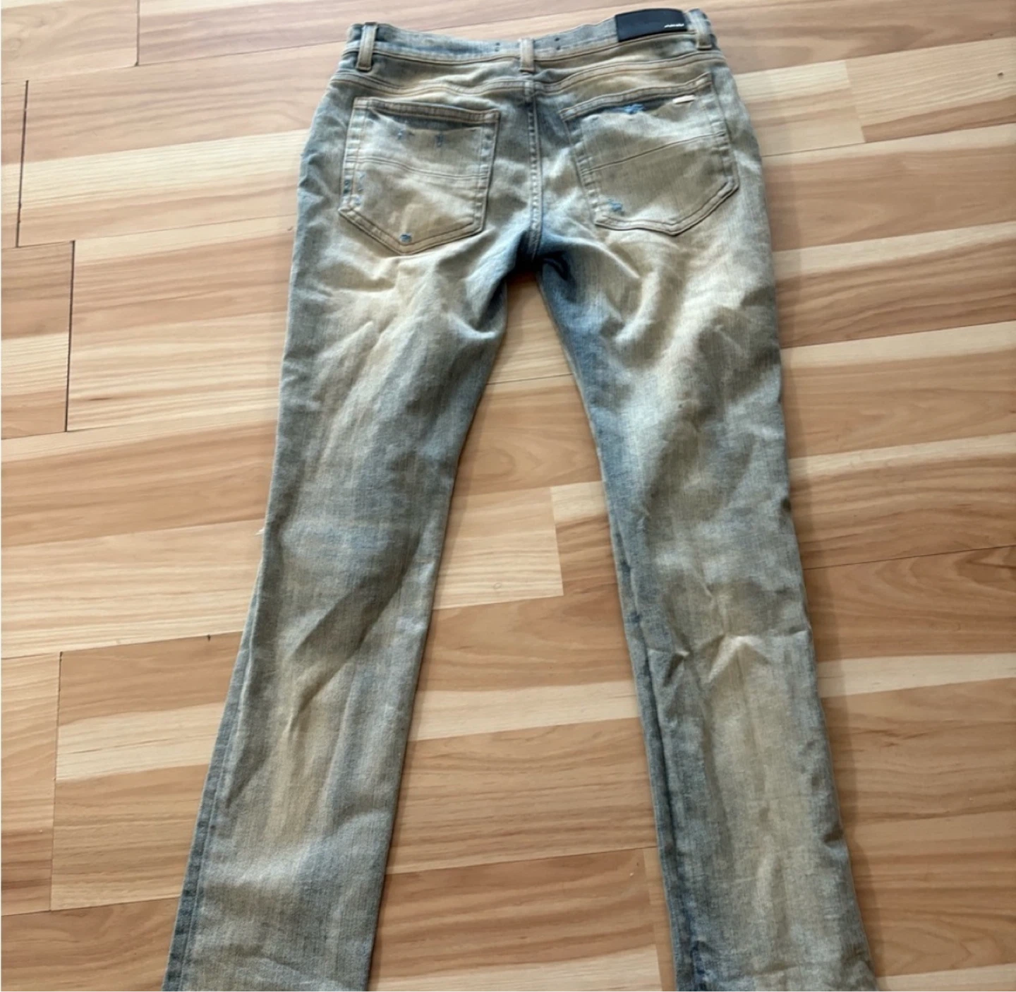 AMIRI MX1 Distressed Skinny Jeans - photo 2