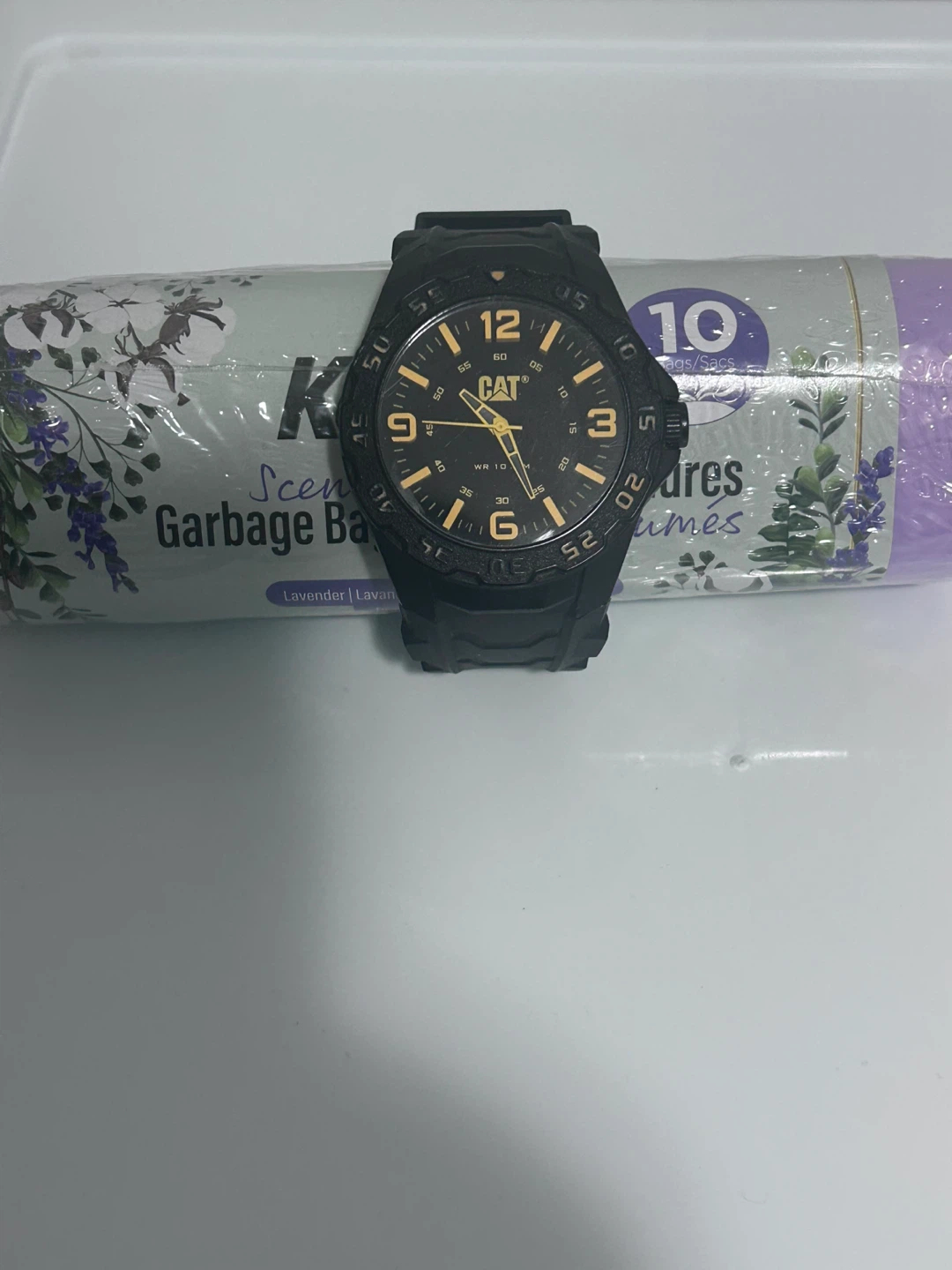 CAT Watch - Black with Yellow Accents