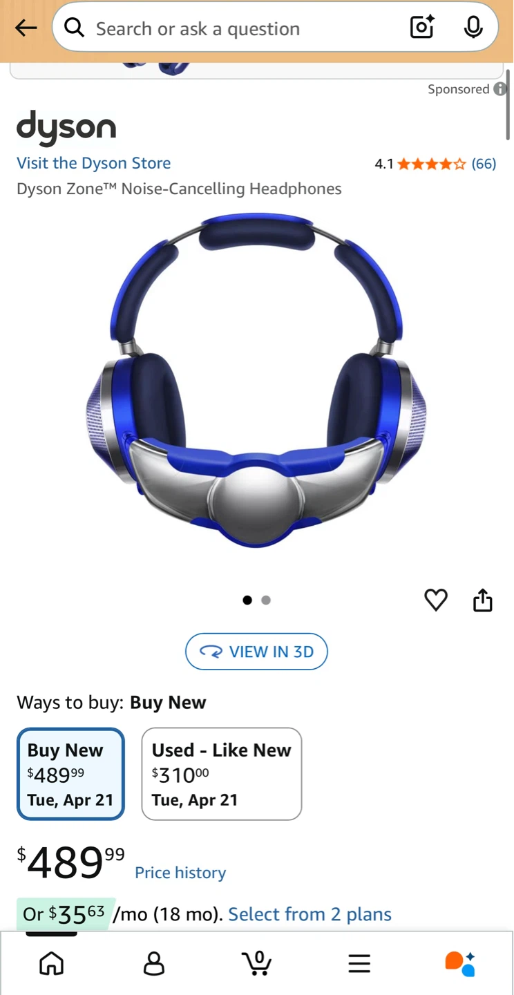 Dyson Zone Noise-Cancelling Headphones - photo 3