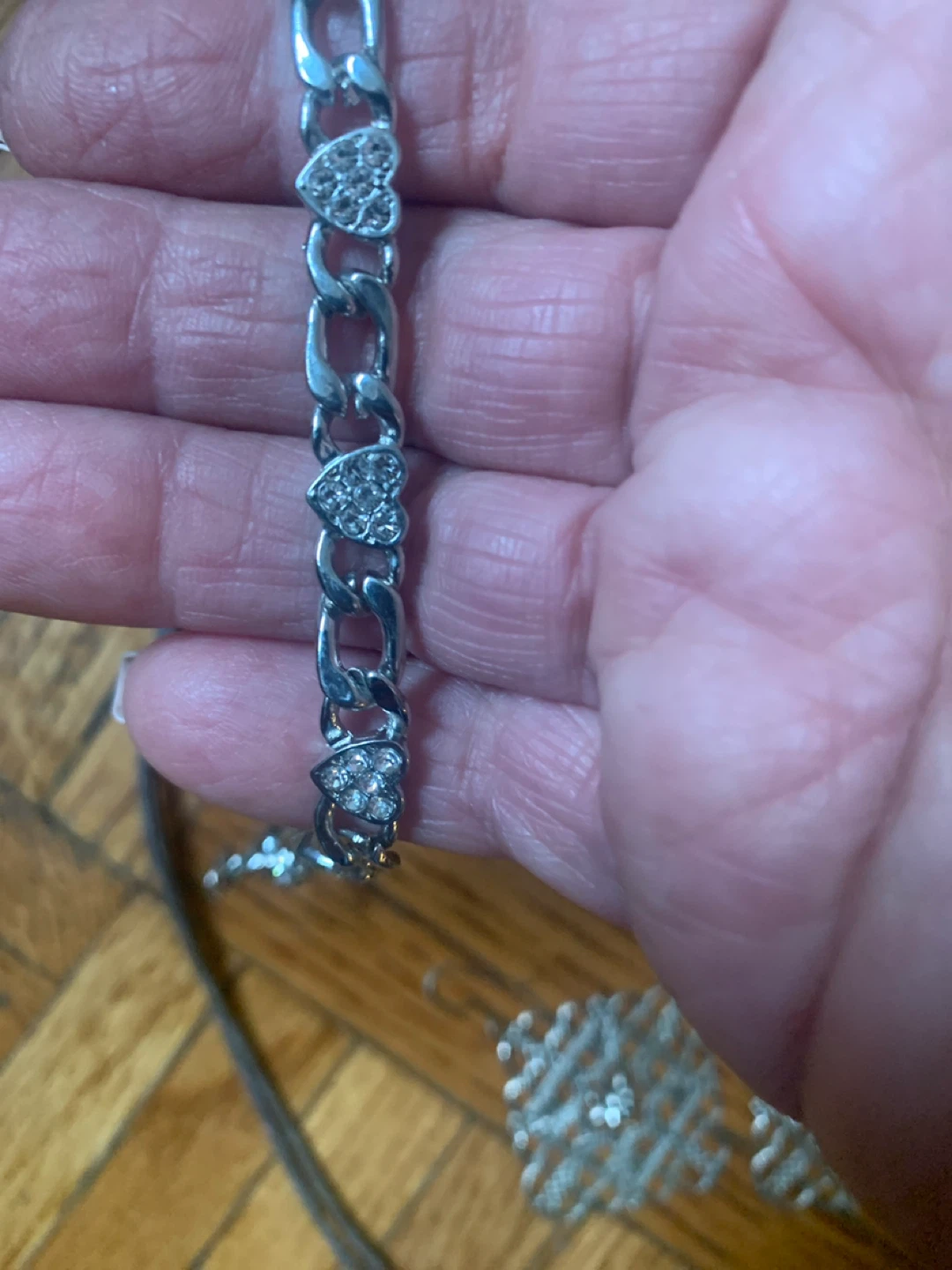 Silver Tone Jewelry Set with Earrings and Bracelets - photo 5