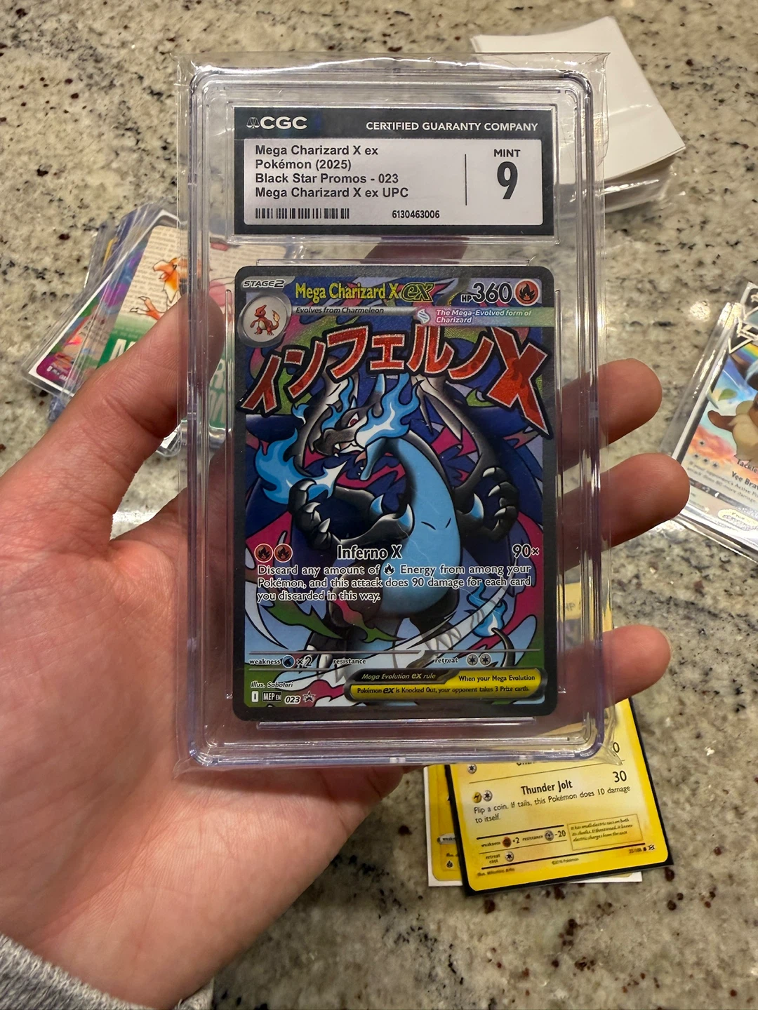 CGC 9 Mega Charizard X ex Black Star Promos 023 Pokémon Card
