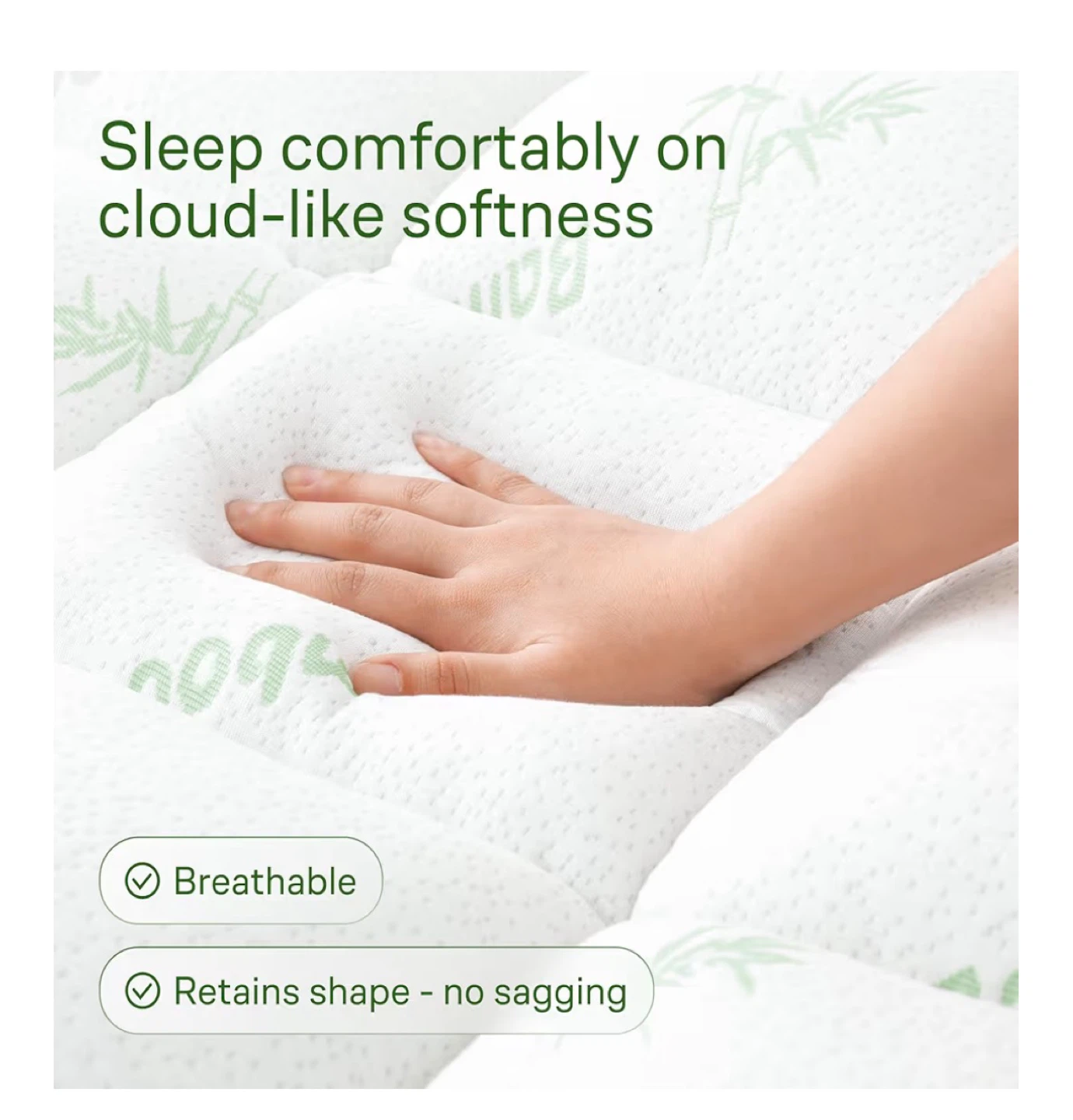 Mattress Topper - Cooling & Breathable Double/Full Size - photo 2