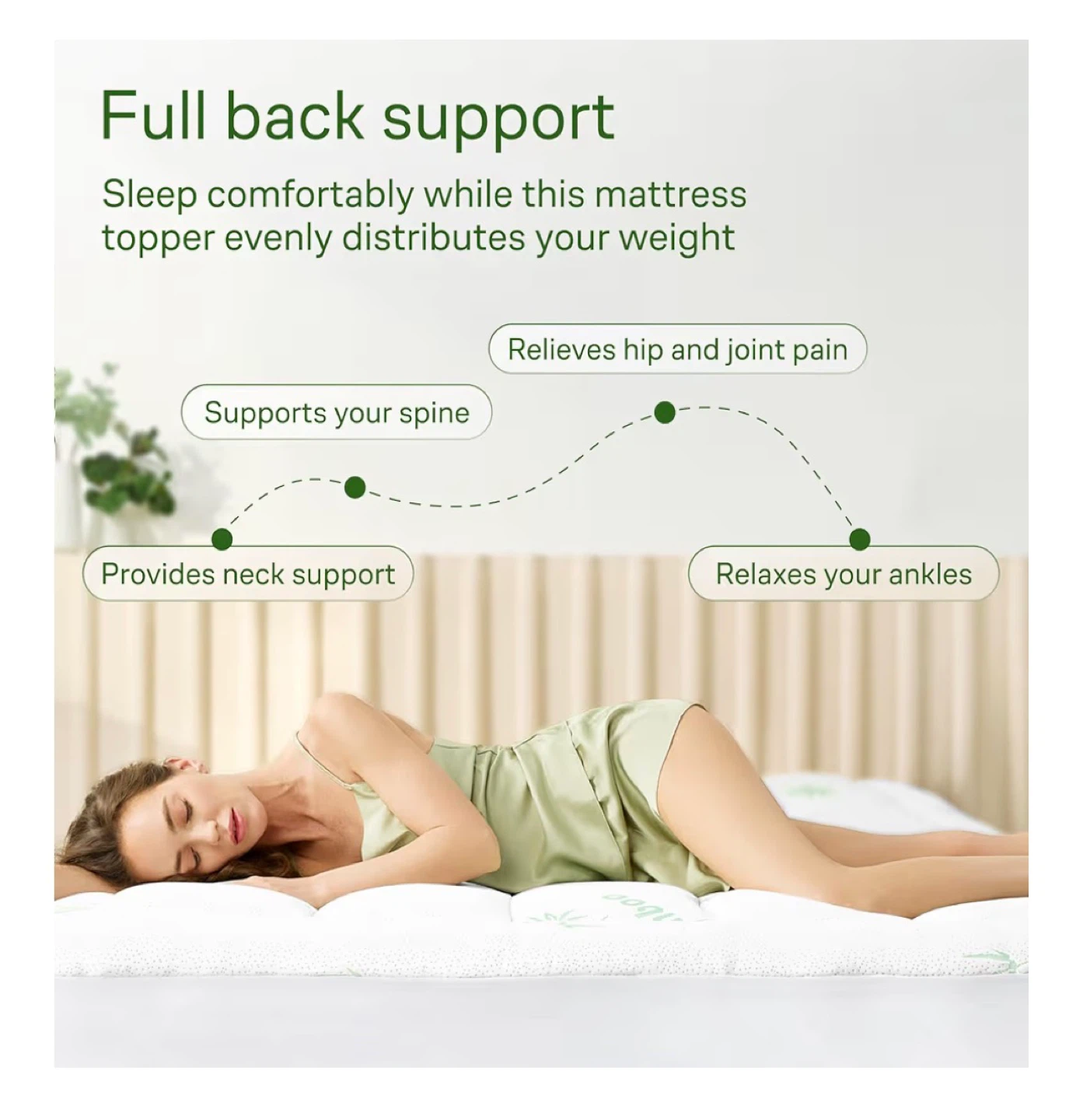 Mattress Topper - Cooling & Breathable Double/Full Size - photo 4