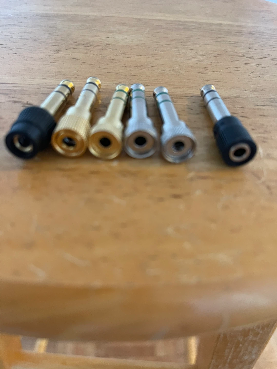 Assorted 6.35mm Audio Adapters