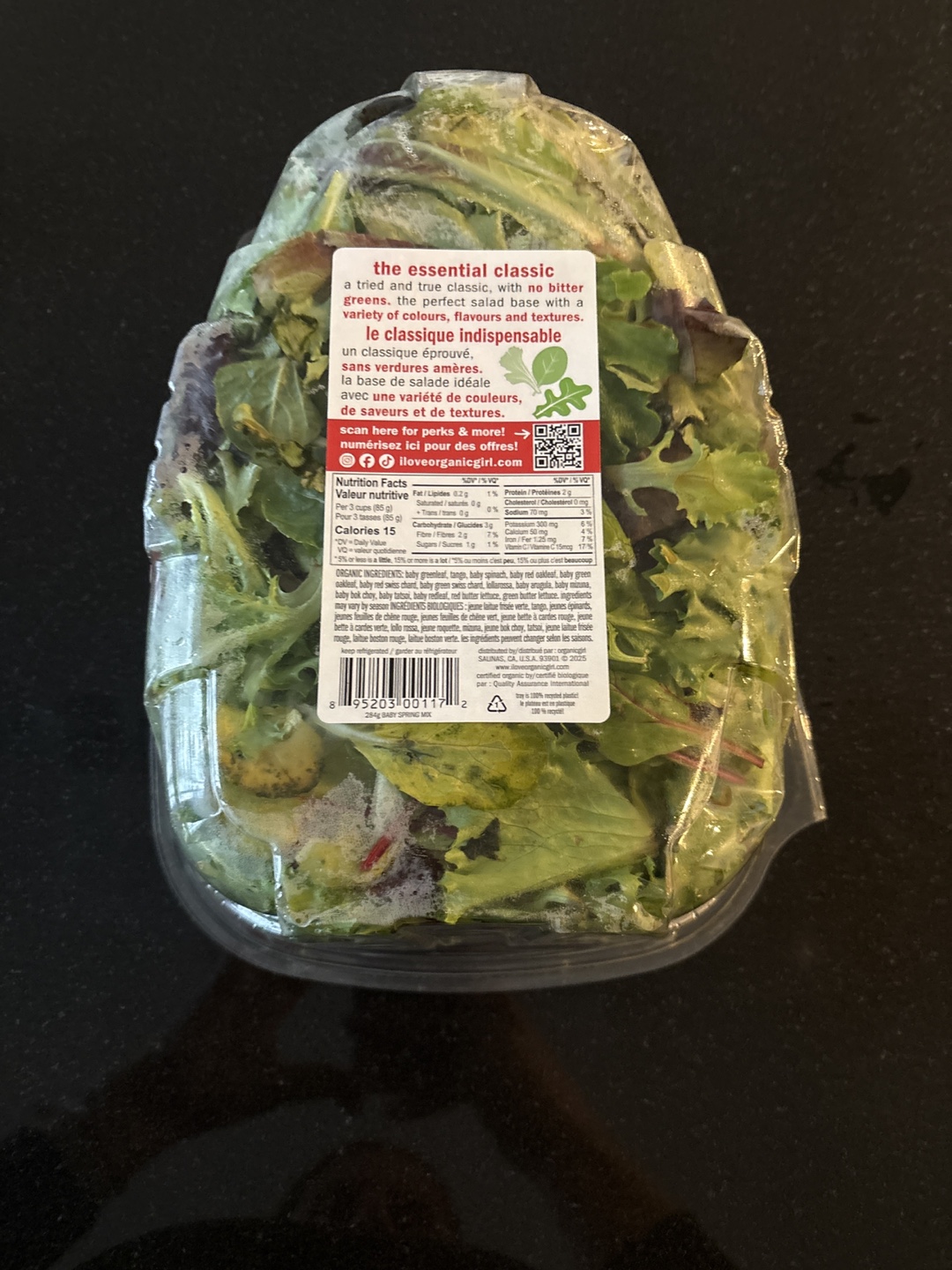 Organicgirl Essential Salads Baby Spring Mix - photo 2