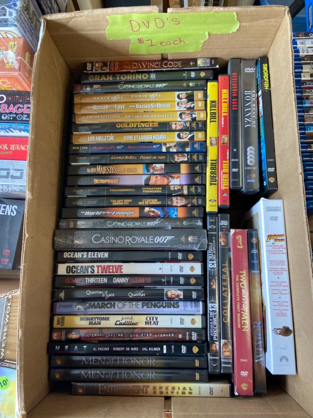Collection of Assorted DVDs $1 Each