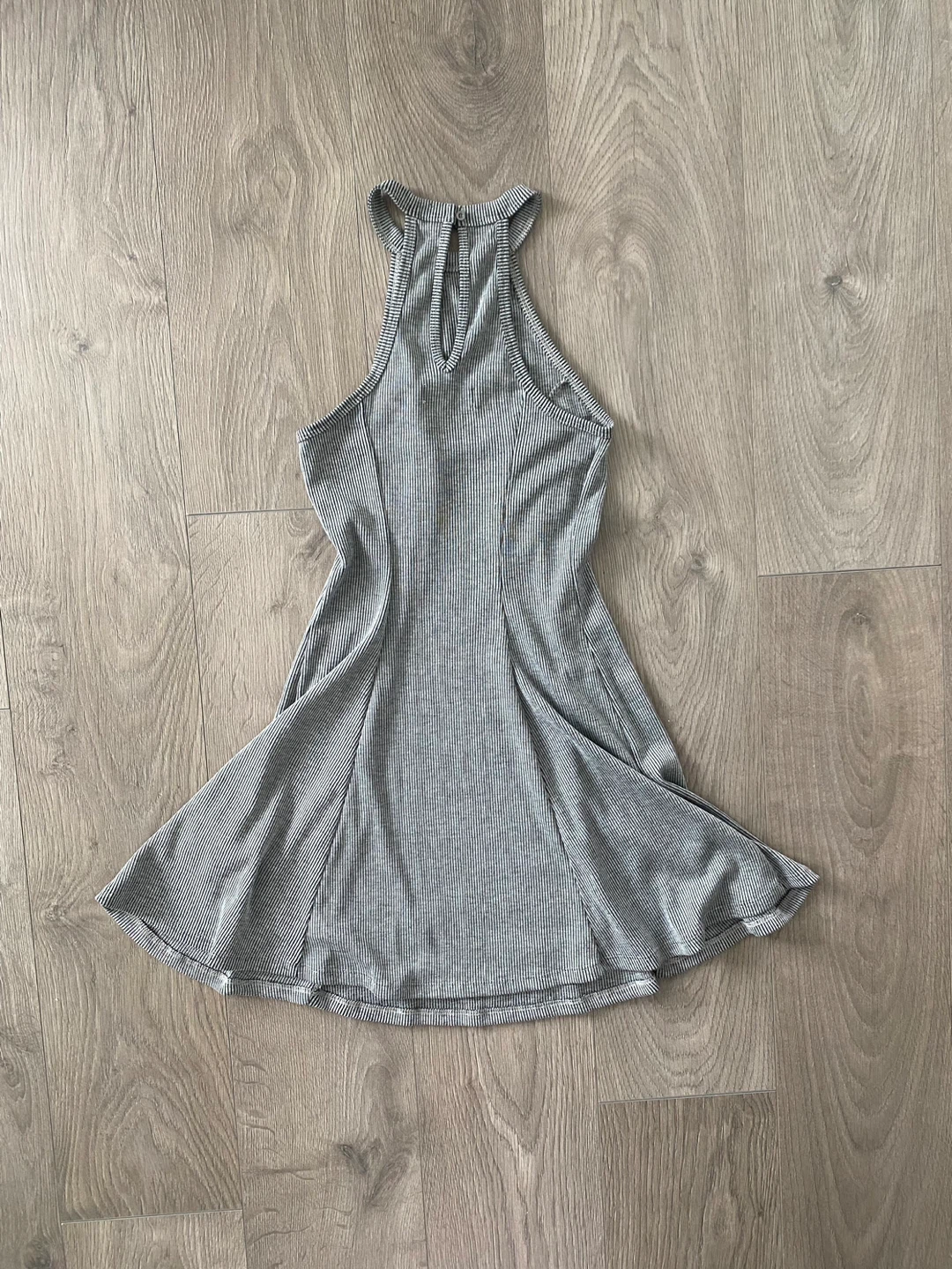 Hollister ribbed sleeveless circle skirt dress - photo 2