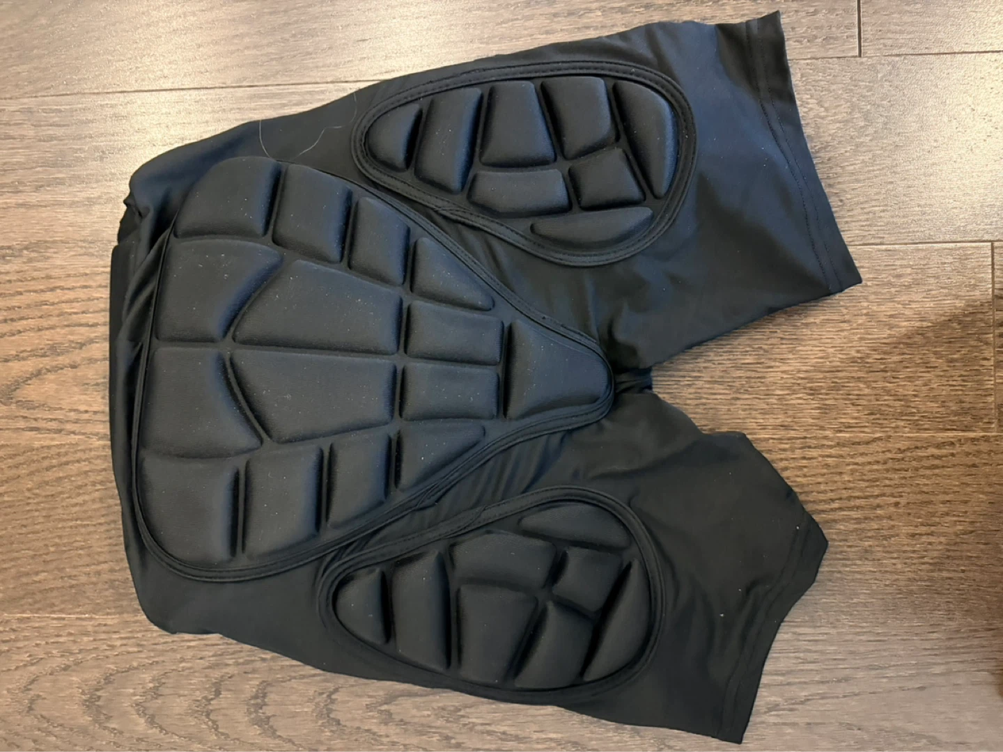 Black Padded Compression Shorts