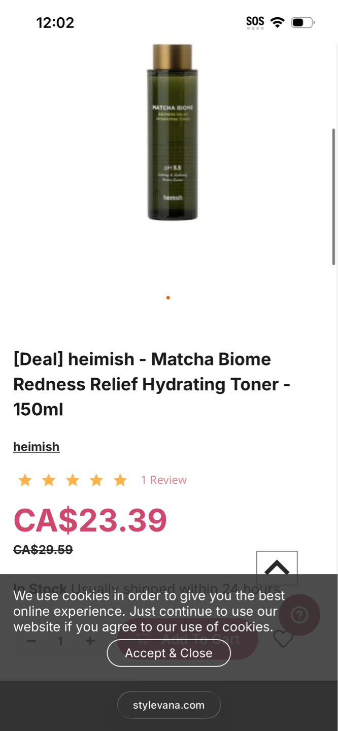 heimish - Matcha Biome Redness Relief Hydrating Toner - 150ml - photo 2