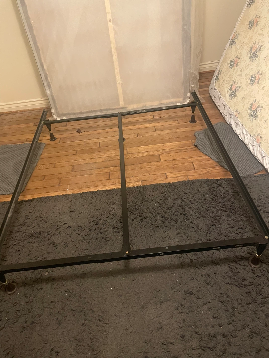 Queen Size Bed Frame and Mattress