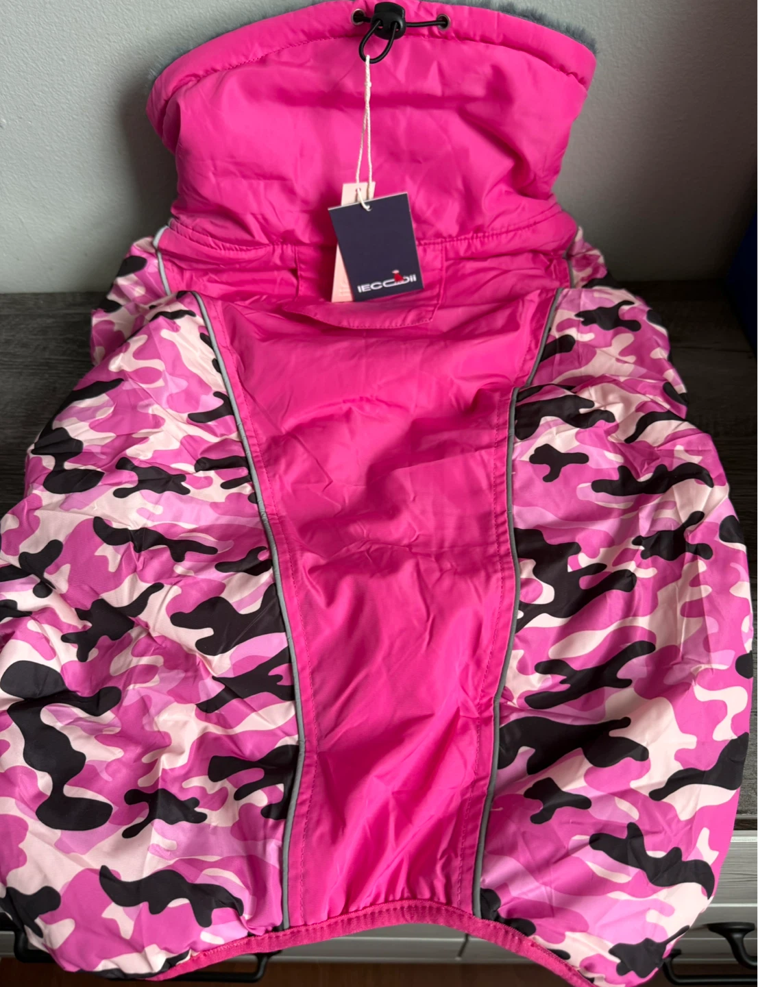 IECoii Extra Warm Dog Coat - Pink Camo - photo 3