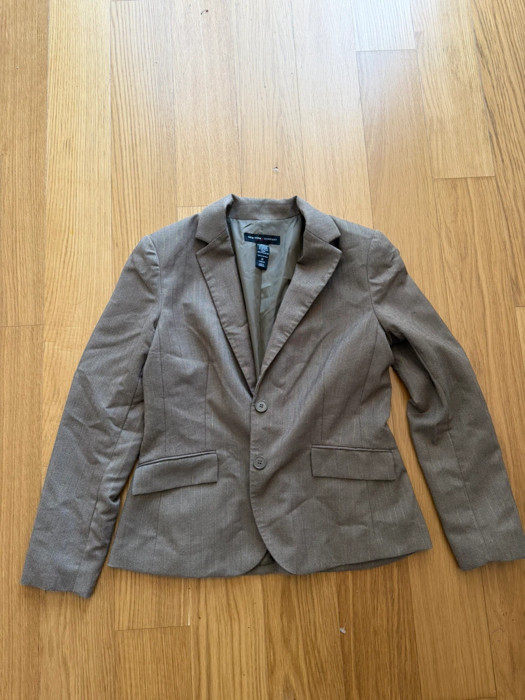 Work Blazer Brown with gold