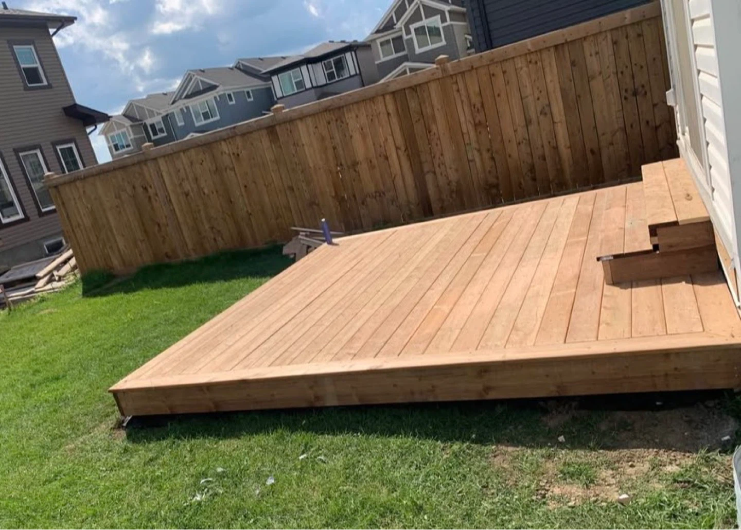 Fence and Deck