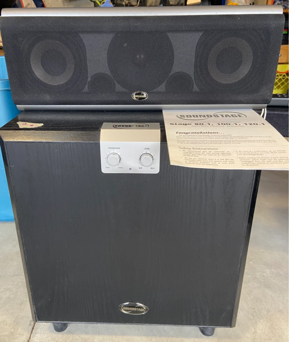 Soundstage Stage 80.1 Powered Subwoofer and Speaker Set - photo 2