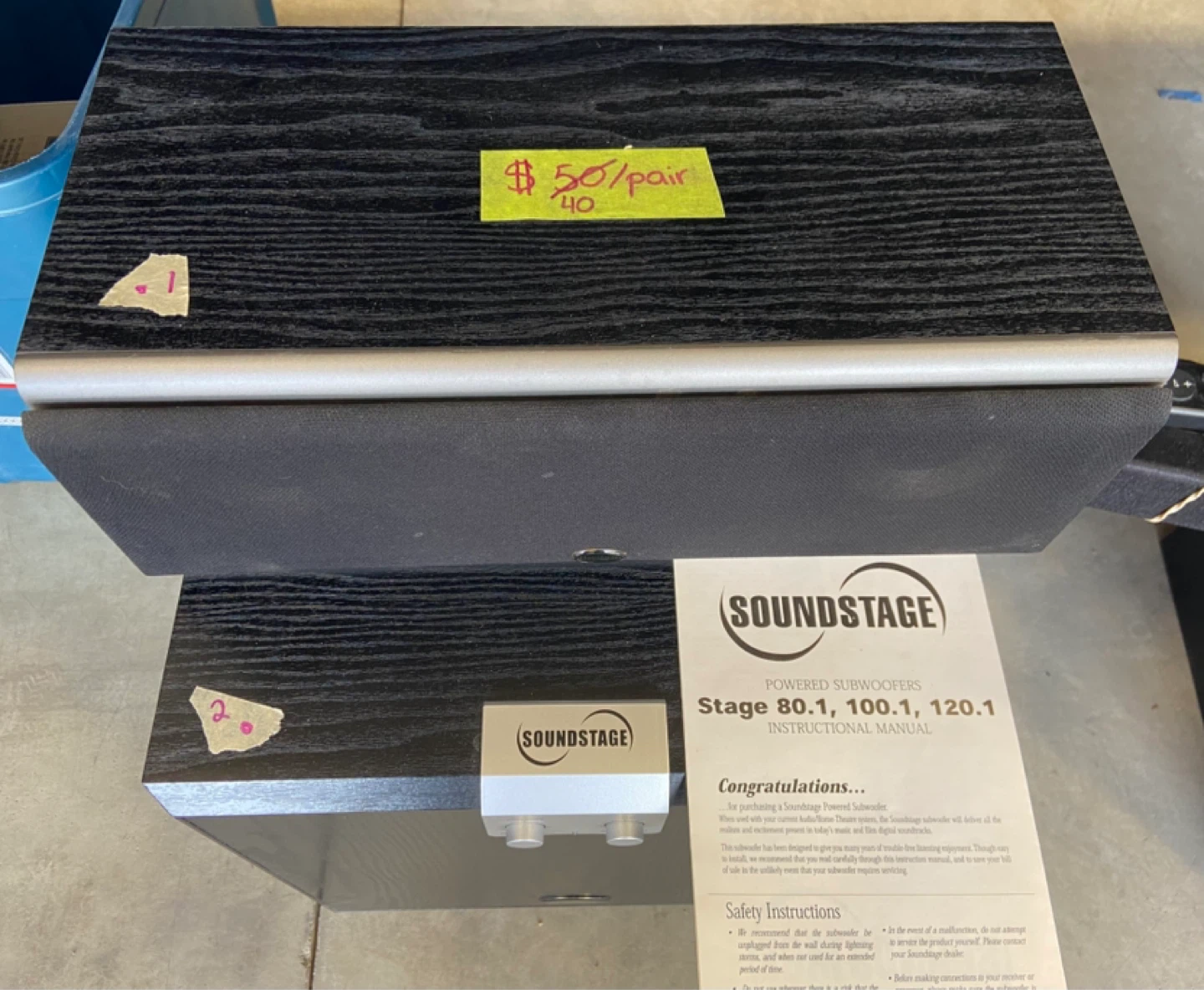 Soundstage Stage 80.1 Powered Subwoofer and Speaker Set