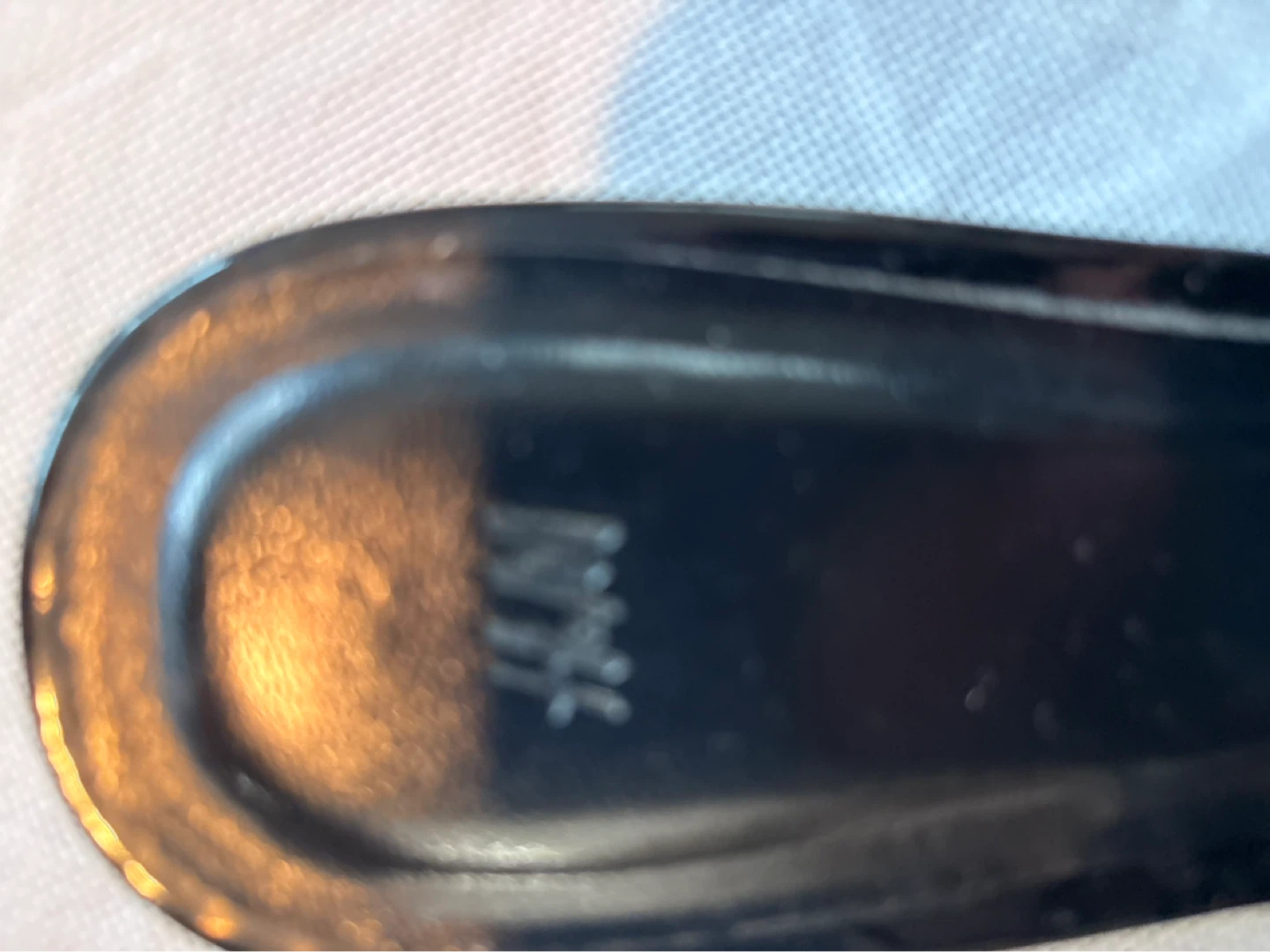 Black Patent Slingback Heels - Size 7 - photo 5
