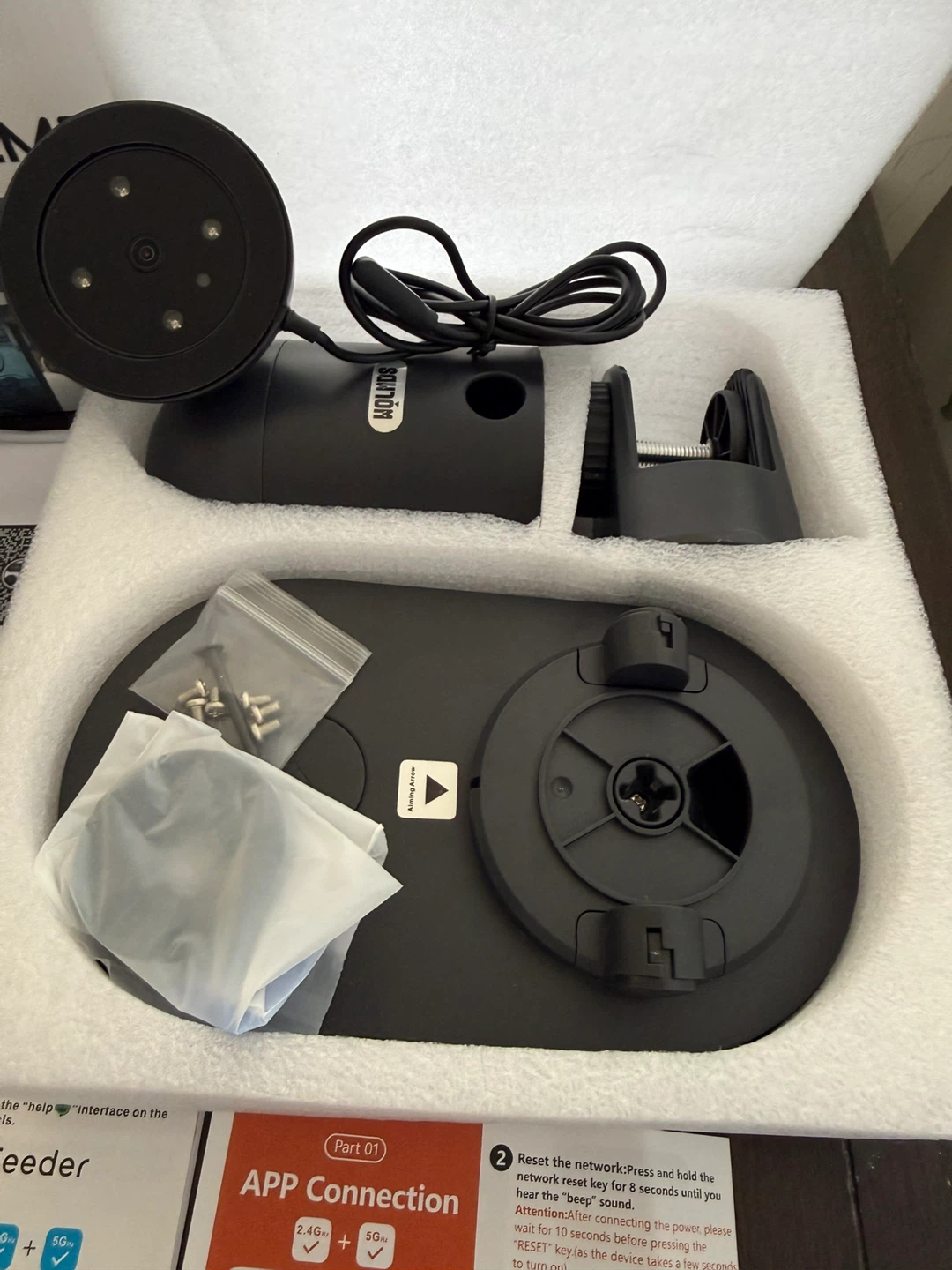 WOLMDs Automatic Fish Feeder with HD Camera - photo 4