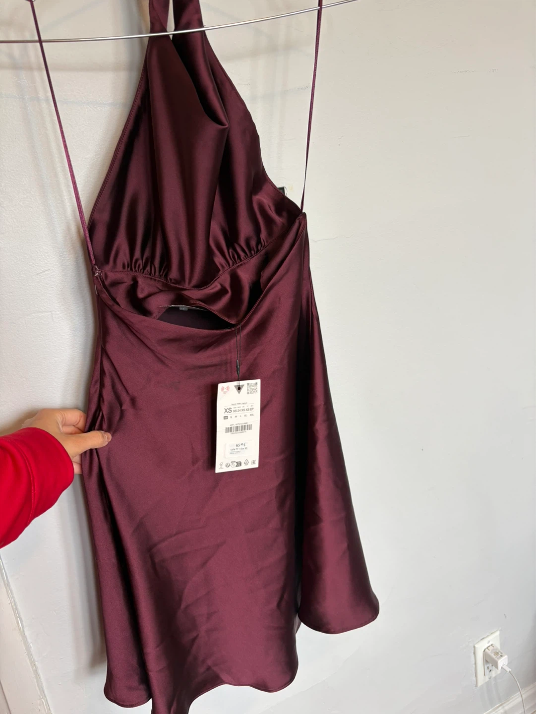 Zara Satin Mini Dress XS NWT - photo 4