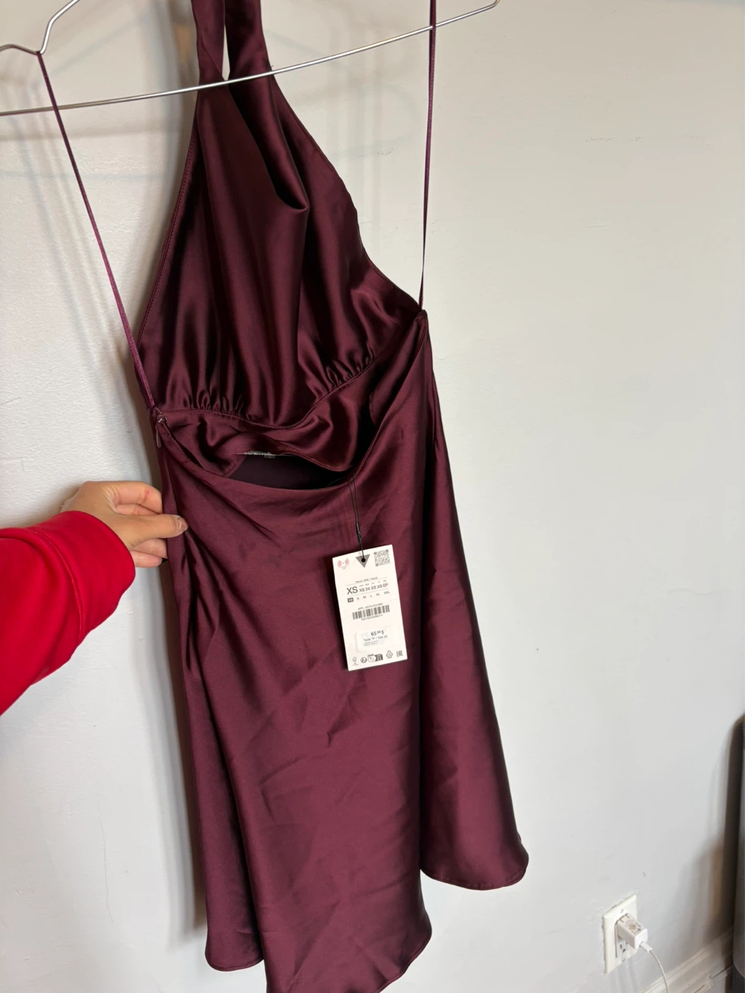 Zara Satin Mini Dress XS NWT - photo 2