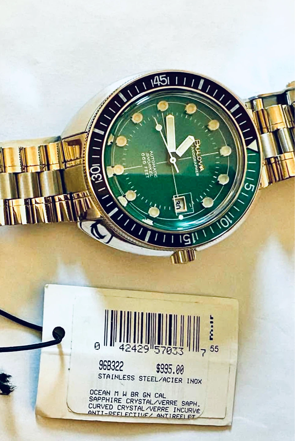 Bulova Ocean  Automatic Diver's Watch