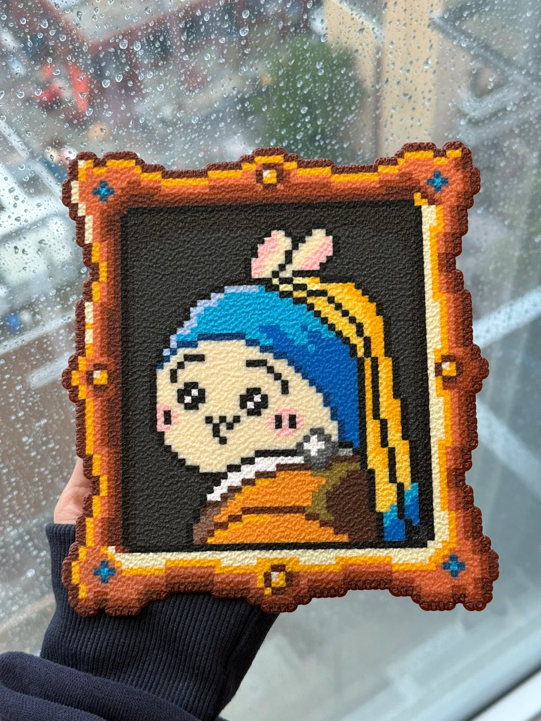 Pixel Art "Girl with a Pearl Earring"