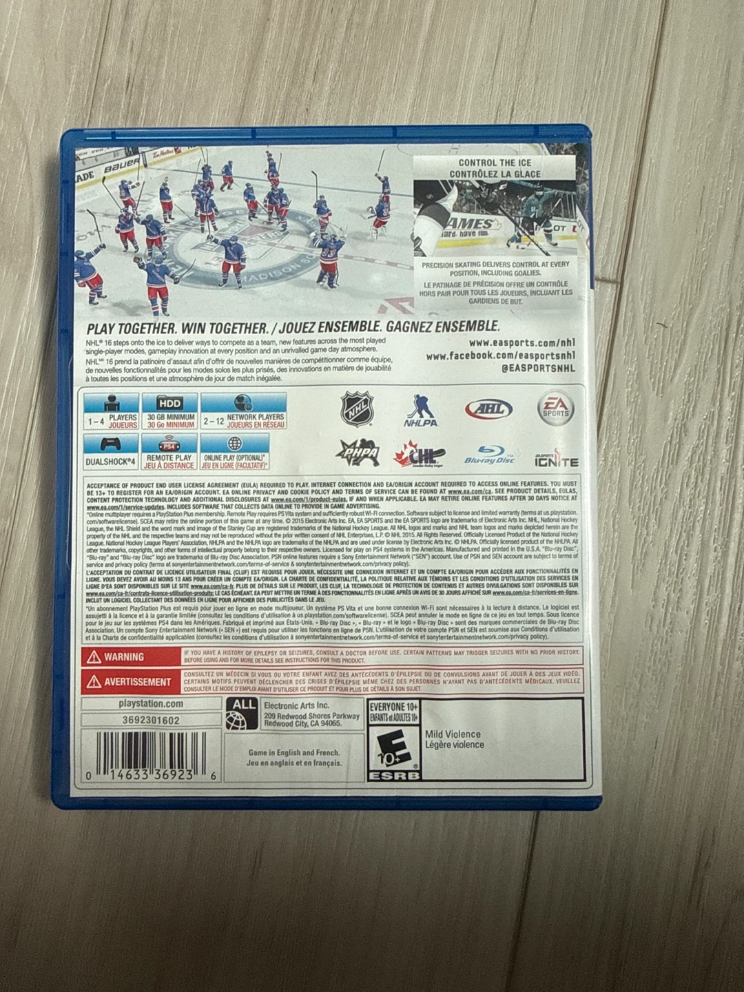 NHL 16 Video Game for PlayStation 4 - photo 2