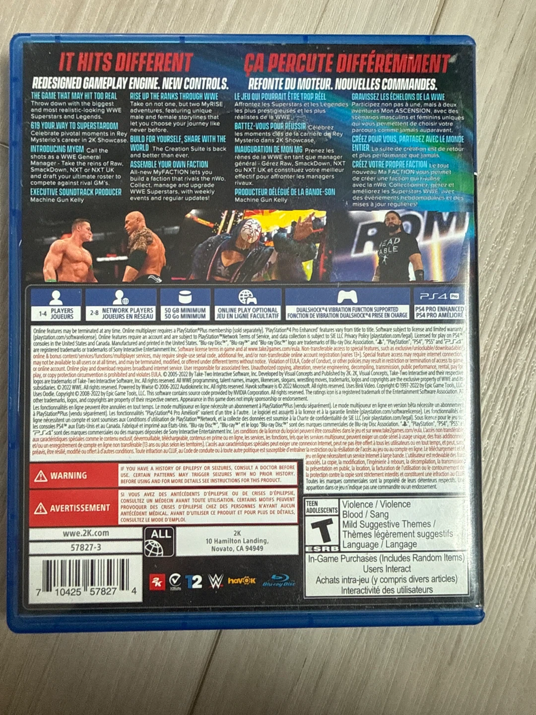 WWE 2K22 Video Game for PlayStation 4 - photo 2
